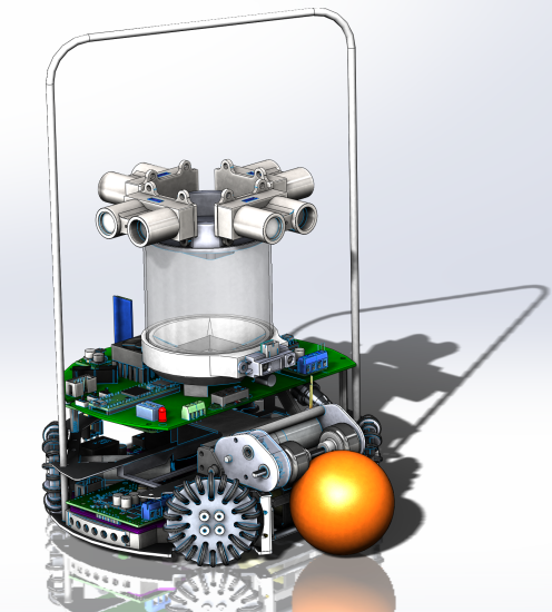 Robocup Junior Robot 2019 soccer�C����܇3D�D�� STEP��ʽ