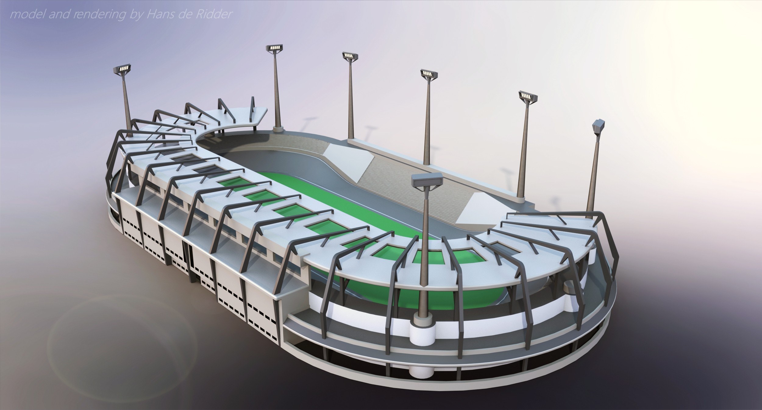 The Arena�w��������ģ��3D�D�� Solidworks�O(sh��)Ӌ