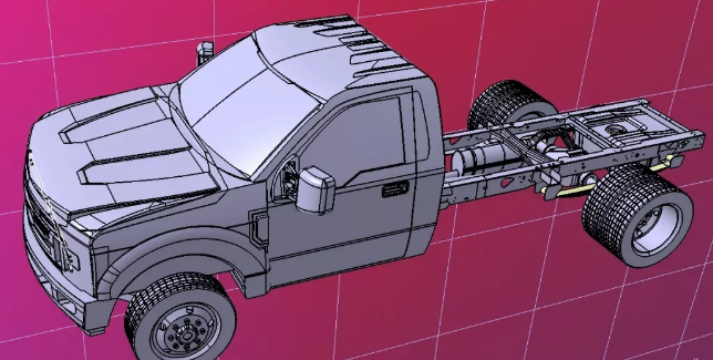 ����F550��܇�ױPģ��3D�D�� STP��ʽ