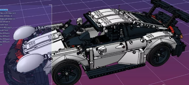  911�����܇���wƴ�bģ��3D�D�� STP��ʽ