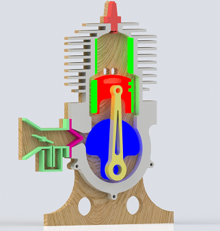 ��ȼ�C����ƽ����ʾģ��3D�D�� Solidworks�OӋ