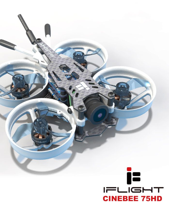 IFLIGHT Cinebee 75HD���S�w�����o�˙C3D�D�� Solidworks�OӋ