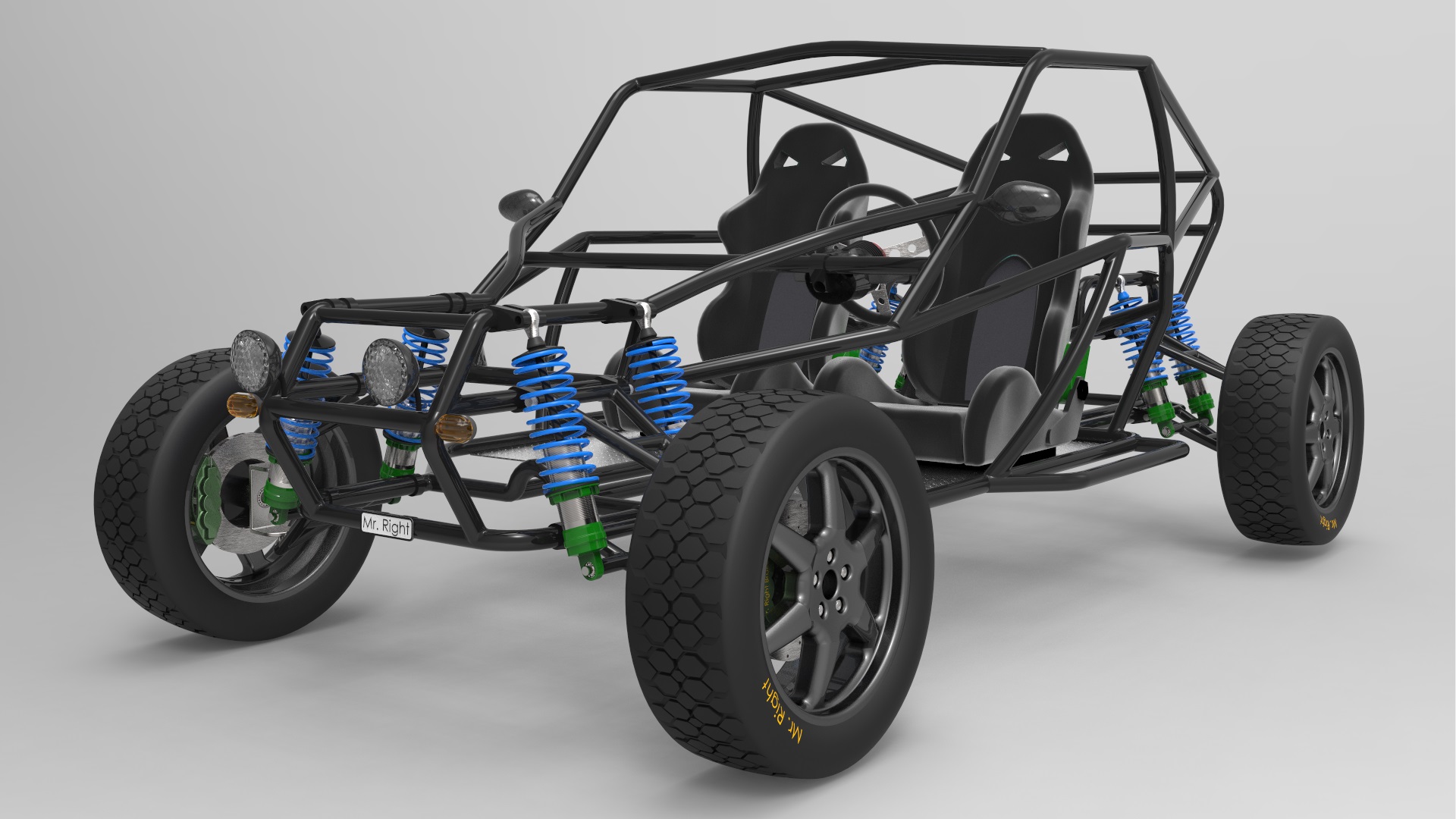 Offroad BuggyԽҰ䓹�܇���ģ��3D�D�� Solidworks�OӋ