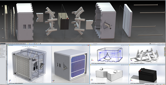 ��ԮLED����3D��(sh��)ģ�D�� Solidworks�O(sh��)Ӌ(j��)