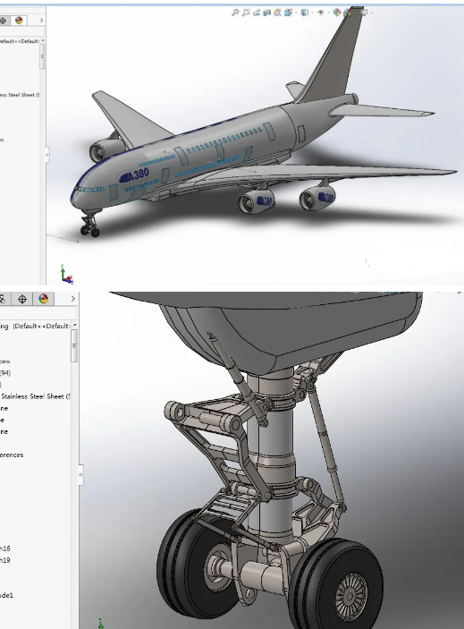  �տ�A380�͙C��������ܣ�ģ��3D�D�� stp��ʽ