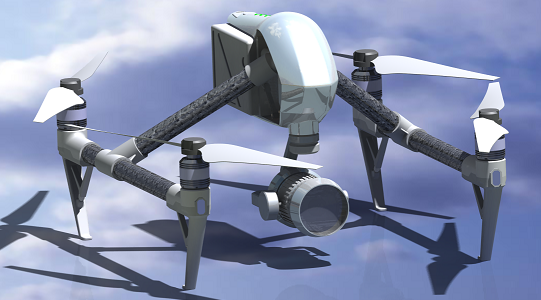 ���S���ğo�˙C(j��)Dji Inspire 2��(ji��n)������3D�D�� CATIA�O(sh��)Ӌ(j��)