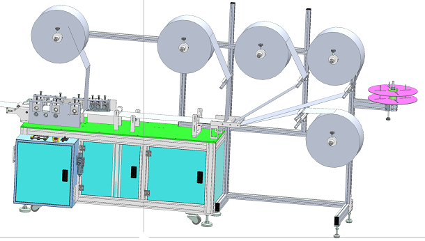 KN95���ٴ�Ƭ�C�c��ģ�D�� STP dwg��ʽ