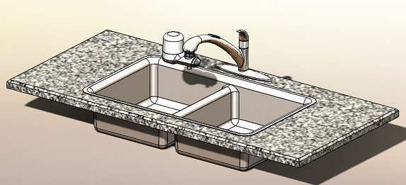 �N��ˮ�ۺ��^�V��ˮ���^3D��(sh��)ģ�D�� Solidworks�O(sh��)Ӌ(j��)