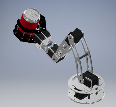 4���ɶȿɘ��ޙCе��3D�D�� INVENTOR�O(sh��)Ӌ ��STP