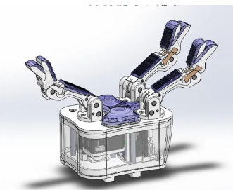 ��ָ�C(j��)е�֣�Robotic Gripper��3D��(sh��)ģ�D�� Solidworks�O(sh��)Ӌ(j��)