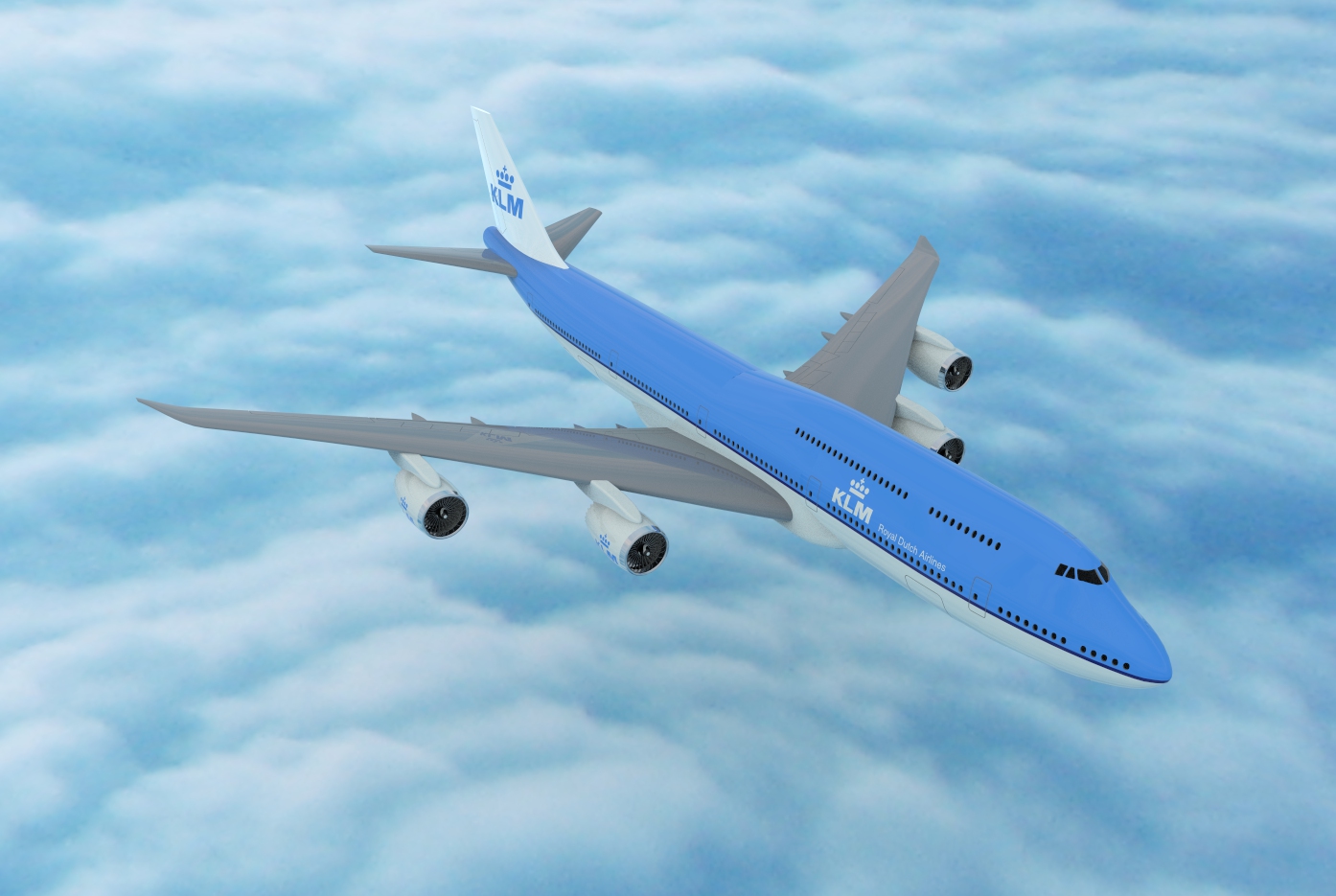����Boeing-747�w�C����ģ��3D�D�� STP IGS��ʽ