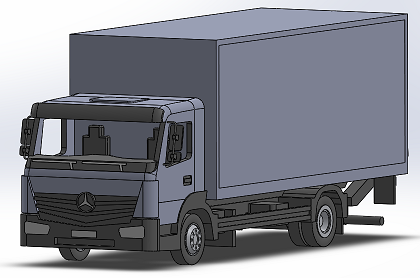 MBһAtego؛܇����ģ��3D�D�� STEP IGS��ʽ