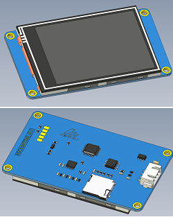 NEXTION HMI�|���@ʾ���Y��3D�D�� STP��ʽ