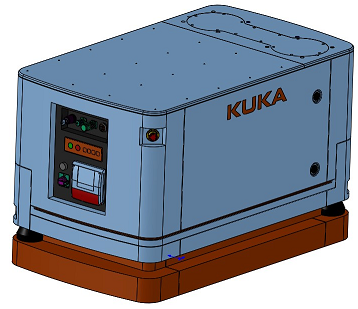 KUKA KMP200�C(j��)����С܇���^ģ��3D�D�� STEP��ʽ