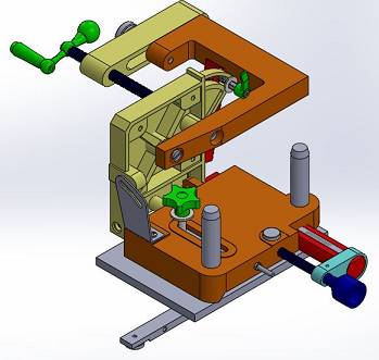 tenon jig��^�A��3D��(sh��)ģ�D�� Solidworks�O(sh��)Ӌ(j��)