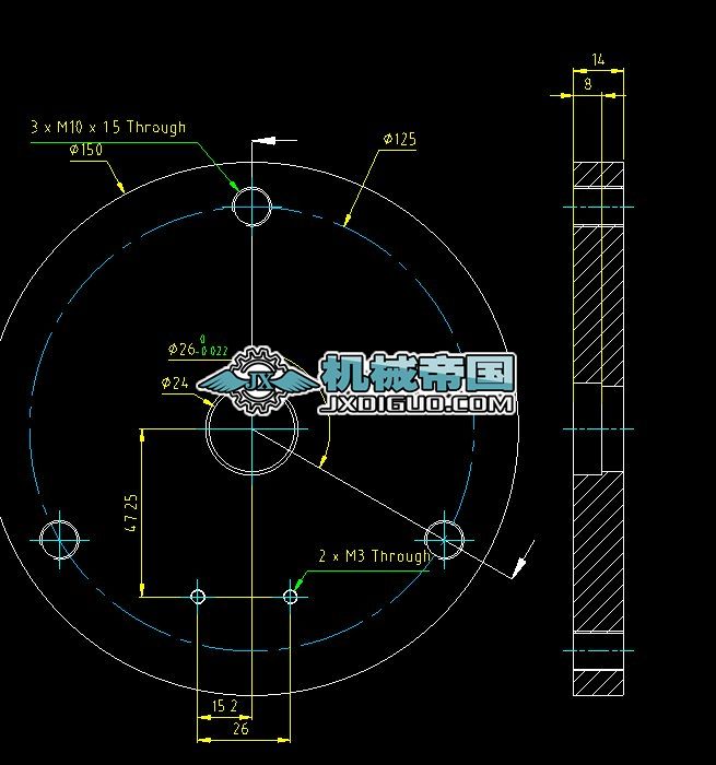 1.1.1 Bottom Sta. Plate�Cе��cadģ�͈D