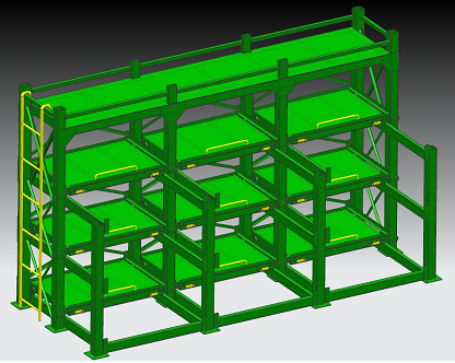 Rack Dieģ��؛�ܼ���3D��ģ�D�� X_T��ʽ