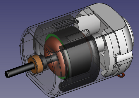 3һ6Vֱ��΢����ˢ����R�_3D�D�� STEP��ʽ