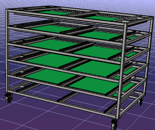 RACK�Ƅ�ʽ�������ϼ�3D��(sh��)ģ�D�� STP��ʽ