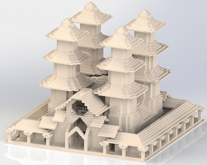 �ҵ�����minecraft�еķ���ģ��3D�D�� Solidworks�OӋ