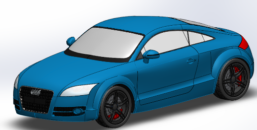 AudiһTT��܇����ģ��3D�D�� Solidworks�O(sh��)Ӌ