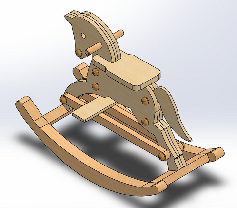 ��ͯľ�R�u��ģ��3D�D�� Solidworks�OӋ