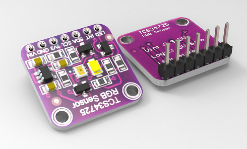TCS34725 RGB sensor�ɫ������ģ��3D�D�� Solidworks STEP