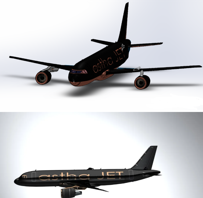 A320���п�܇�w�C��������3D�D�� Solidworks�OӋ