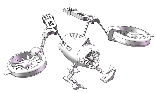 Aeron�ƻ��w����ģ��3D�D�� Solidworks�OӋ