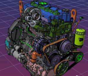 JCB444TCA 93kW��܇���Ͱl�әCģ��3D�D�� STP��ʽ