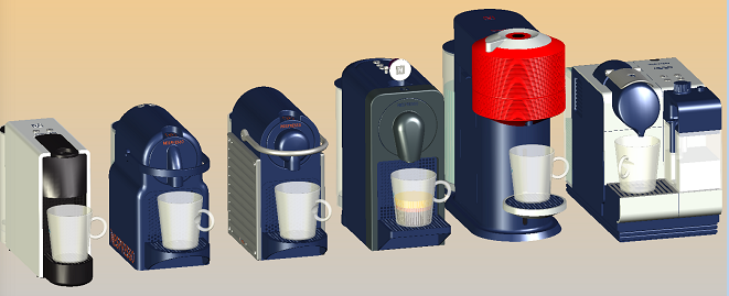 Nespresso����șC����3D�D�� STP��ʽ