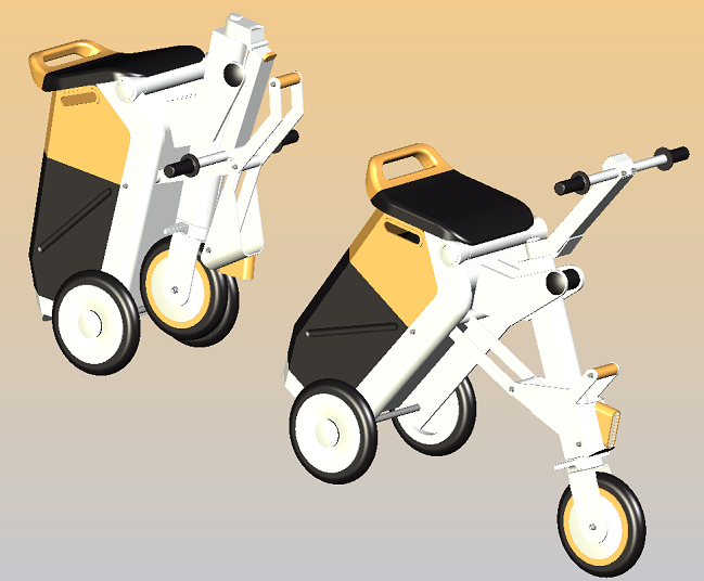 TakeһMe Trolley���ۯB��y����С܇3D��ģ�D�� STP��ʽ