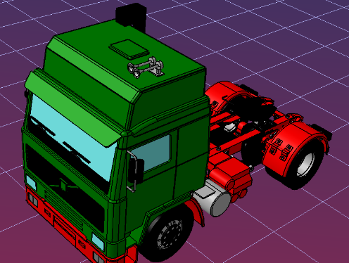 Volvo F16��܇�^3D��(sh��)ģ�D�� STEP��ʽ