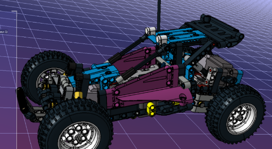 Buggy 42124 �b��ԽҰ܇�eľƴ�bģ��3D�D�� STP��ʽ