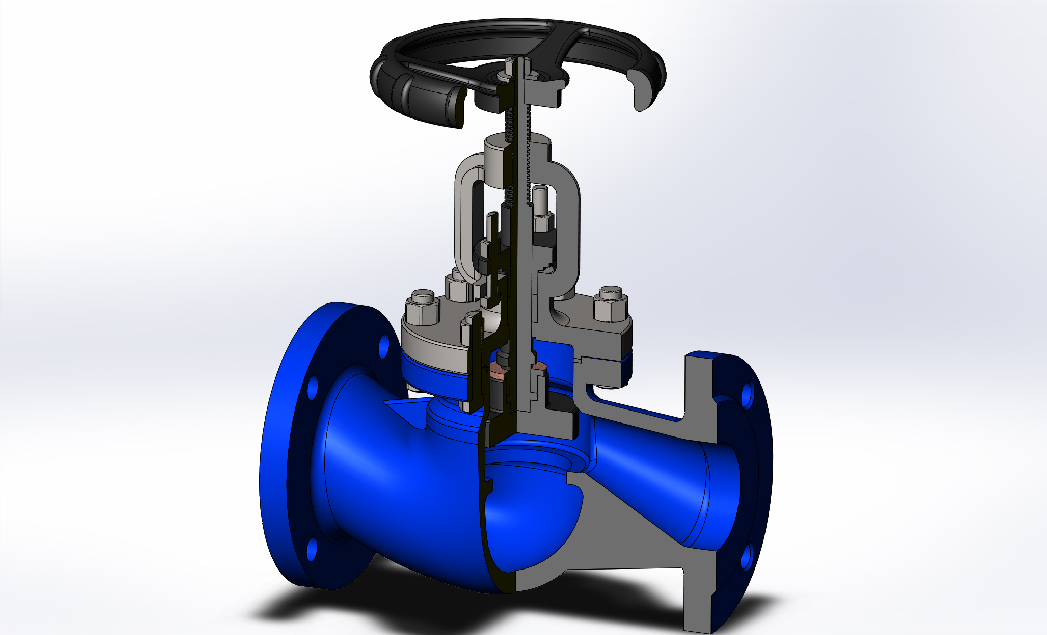 valveͨ�L�y�Tģ��3D�D�� Solidworks�OӋ ��STEP