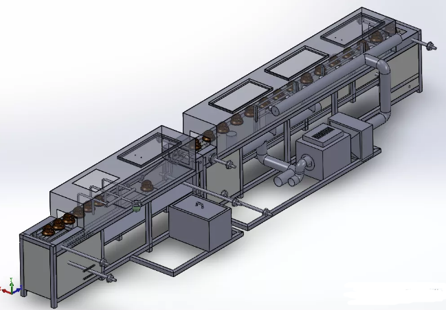 ��ϴ�C(j��)��ˮ��3D��(sh��)ģ�D�� Solidworks�O(sh��)Ӌ