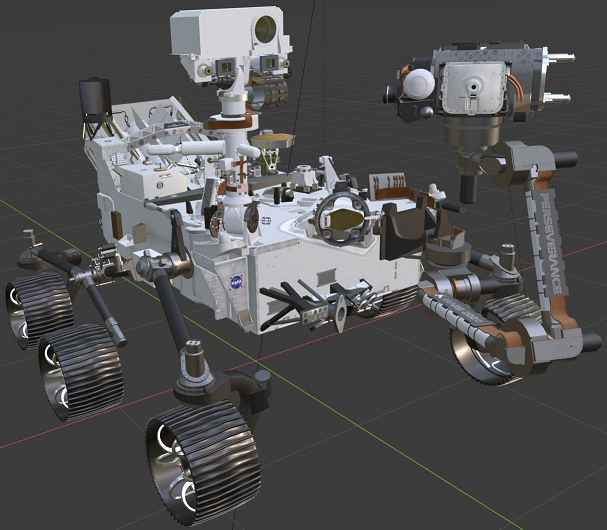 NASA����̽�y������̖3D��ӡ�D�� STL��ʽ