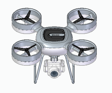 Drone���S�Ĕz�o�˙C(j��)����3D�D�� SolidEdge�O(sh��)Ӌ(j��) ��STP