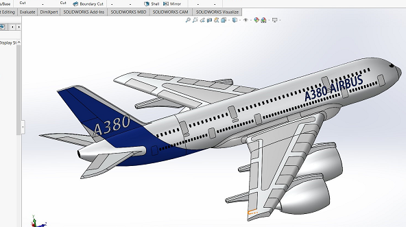 airbus-a380-plus�տͿ͙C�w�C����ģ��3D�D�� Solidworks�OӋ