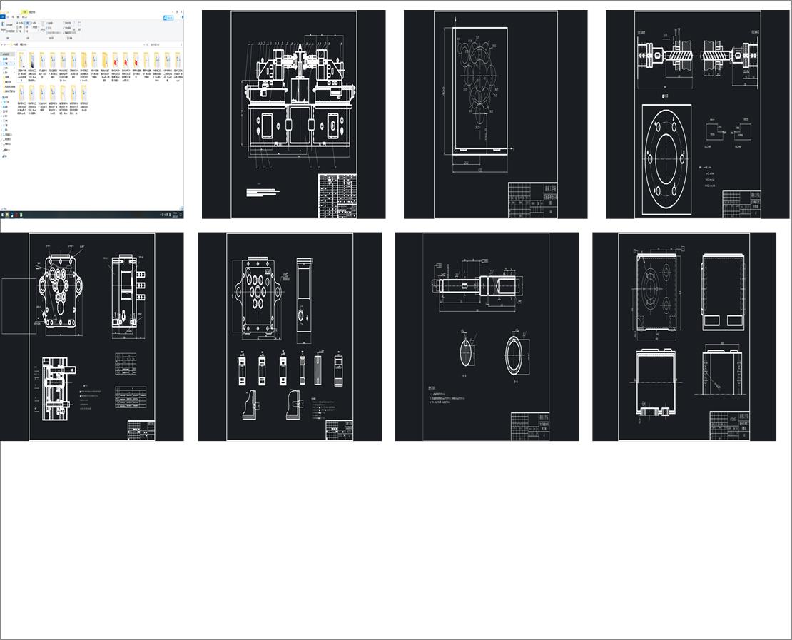 �Pʽ�M�ϙC(j��)���O(sh��)Ӌ(j��)����cad�D+�īI(xi��n)���g��