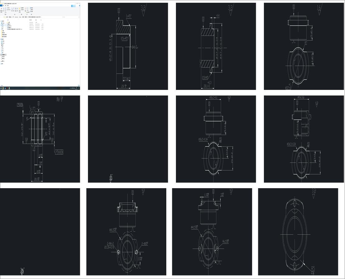 ��Ͳ�r�׹�ˇ���@ģ㊴��A���OӋ����cad�D+����Ƭ��