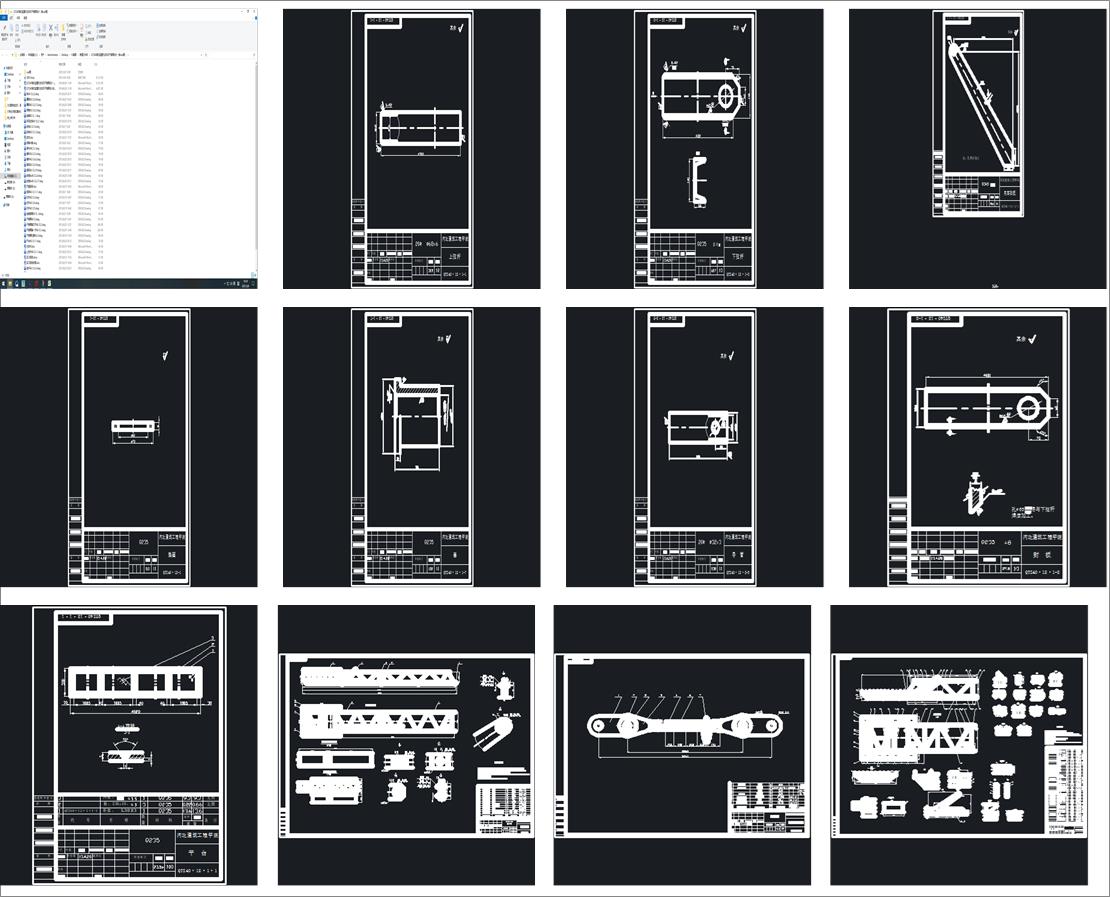 QTZ40��ʽ���ؙC���w��ƽ����OӋ����cad�D��