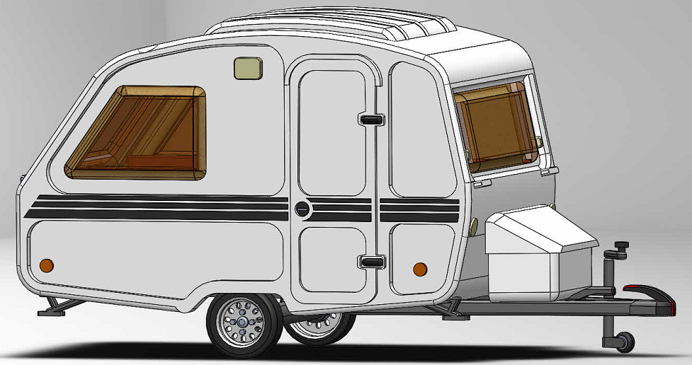 caravan������܇�ޠI��܇ģ��3D�D�� STEP IGS��ʽ