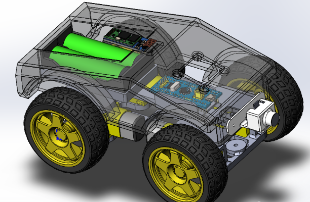 Cybertrack stm32С܇ģ��3D�D�� Solidworks2016�OӋ ��STEP
