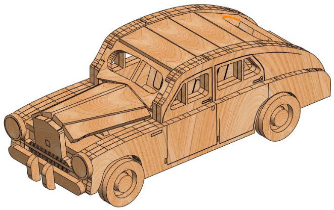 RETRO�Ϡ�܇ƴ�bģ��3D�D�� Solidworks�OӋ