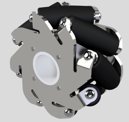 Mecanum wheel���˼{ķ݆�Y��3D�D�� f3d STEP��ʽ