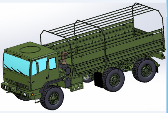 LMTV 6 X 6 jun��܇���ģ��3D�D�� STEP��ʽ