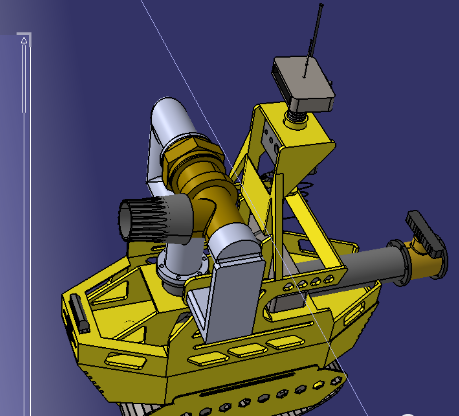 Fire Fighting Robot������ˮ�C���˺��׽Y��3D�D�� STEP��ʽ