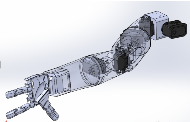 �ŷ�늙C�ӵķ����ֱۺ��׽Y��3D�D�� Solidworks�OӋ