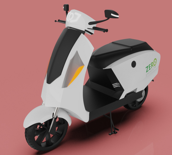 Hydrogen Scooter��Դ늄�Ħ��܇3D��ģ�D�� STEP IGS��ʽ